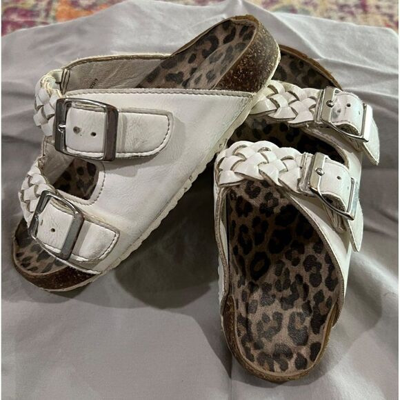 Girls Braided Footbed Sandals (12C) - Picture 3 of 4